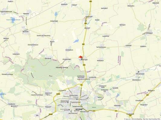 Fern Kartenausschnitt