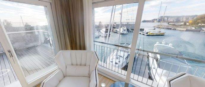 Ausblick vom Master-Bedroom auf Meer &amp; Küste