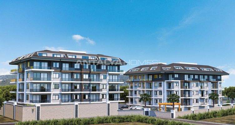 2 and 3-Bedroom Flats with Pool Access in Alanya Oba