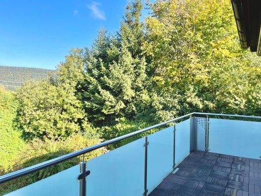 Aussicht Balkon Haupwohnung