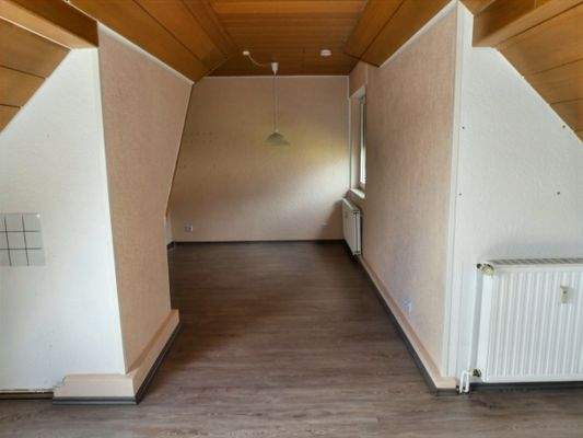 Essbereich im Dachgeschoss