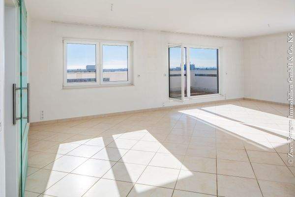 Blick zur Südterrasse