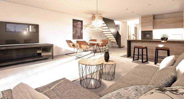 Alte Gärtnerei-Muster Ansicht Wohnzimmer