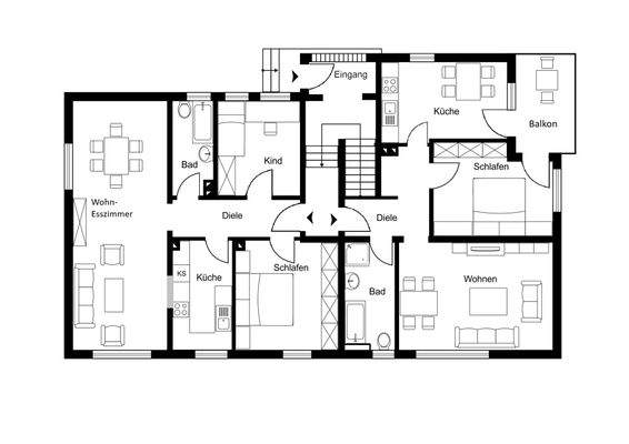 Grundriss Erdgeschoss