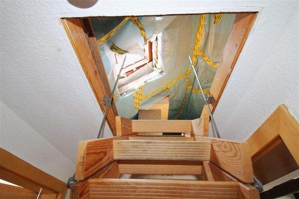 Klappe zum Dachboden