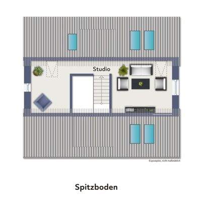 Grundriss nicht maßstabsgerecht