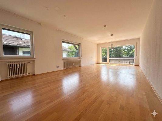 Lichtdurchfluteter Raum 