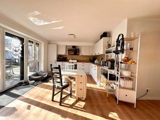 Offenes Wohnen im Erdgeschoss.