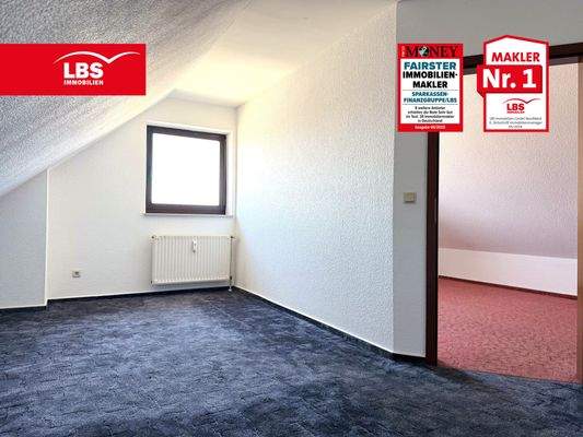 Blick in das Schlafzimmer