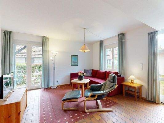 Wohnbereich mit Austritt zur Terrasse