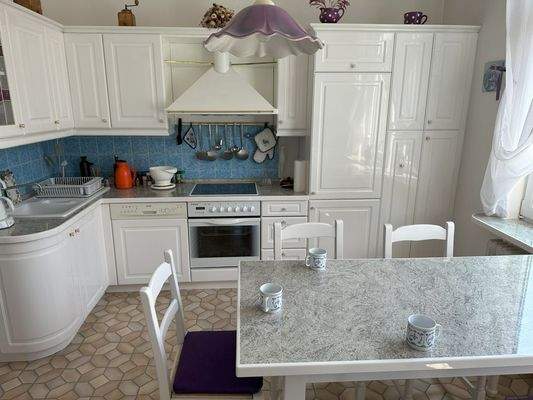 Küche im Dachgeschoss