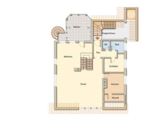 Wohnung im Dachgeschoss