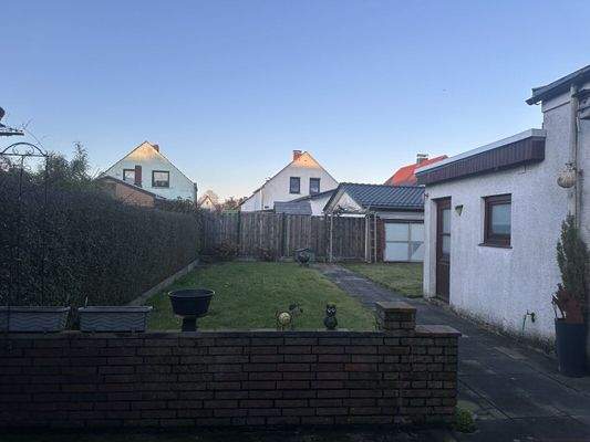 IBlick in den Garten