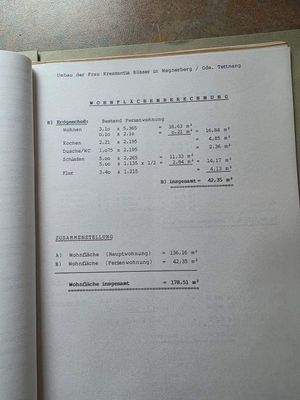 optional zumietbare Einliegerwohnung 42 qm + 440 €