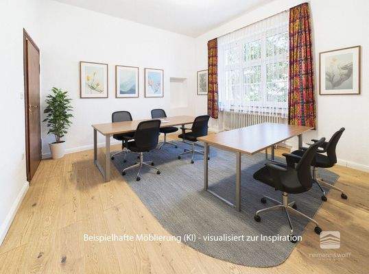 Schlafzimmer 1/7 /Büro (KI)