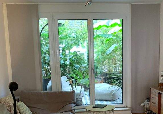 Blick Innenhofterrasse