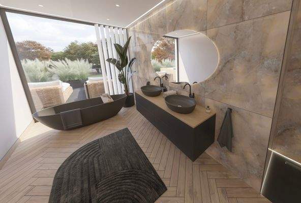 Visualisierungsbeispiel Badezimmer WGH 11