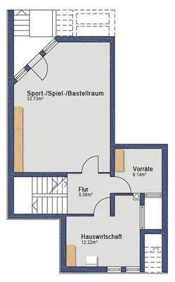 Ausschnitt Grundriss KG