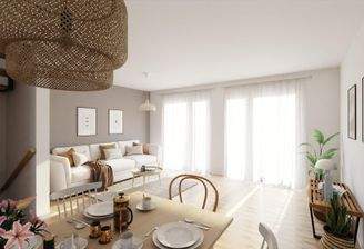 Lichtdurchfluteter Wohnbereich dank bodentiefer Fe