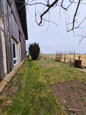 Rasenplatz vor der Scheune