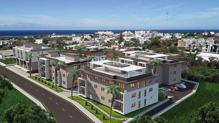 Apartments in Complex with Pool in North Cyprus Alsancak