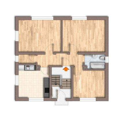 Grundriss unmöbliert