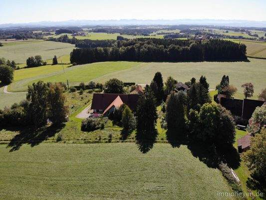 Ansicht mit Bergblick