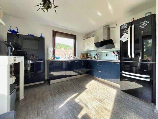 EG Küche, lackschwarz