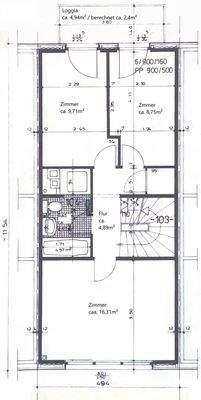 Grundriss Obergeschoss