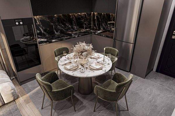 Flats in a Two-Block Complex in Alanya Turkey