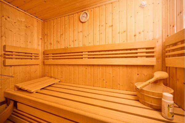 Blick in die Sauna, Zone für entspannte Wellnessmomente