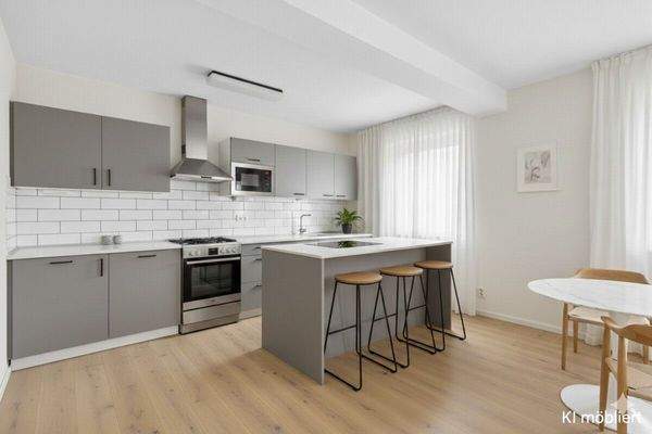 Küche (KI-möbliert)