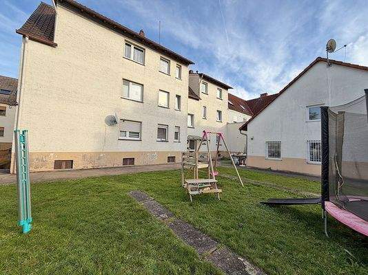 Rückansicht des Hauses