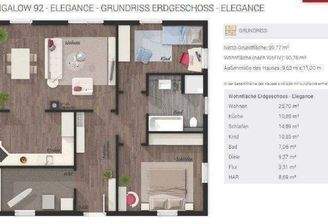 Bungalow 92 Grundrissidee 