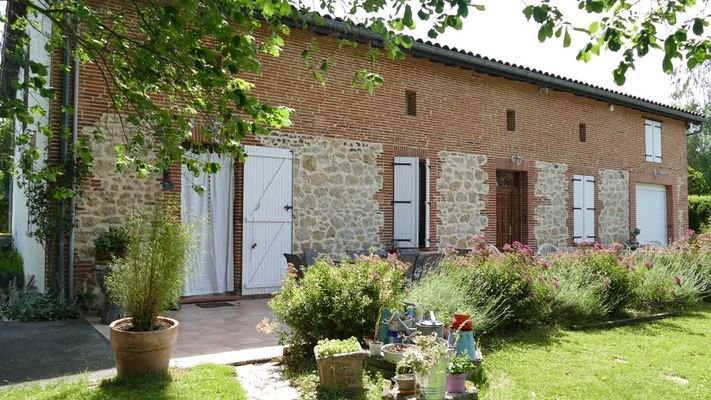 Maison toulosaine façade de près