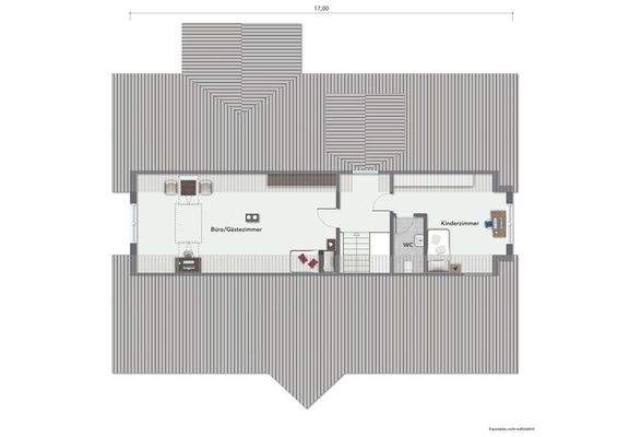 Grundriss - Dachspitze