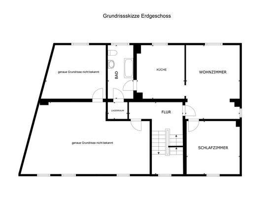 Grundrissskizze EG unbemaßt