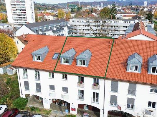 Die Wohnung aus der Außenansicht