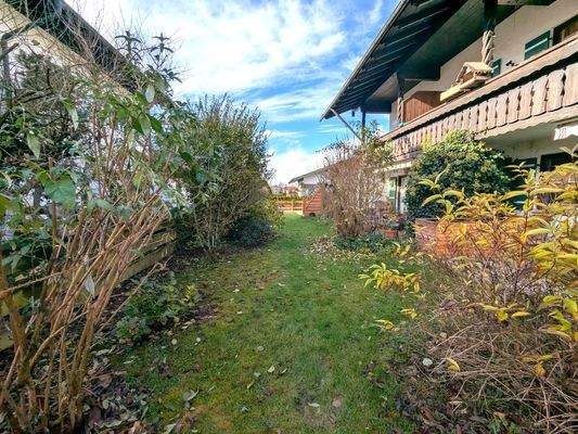 Garten südlich der Wohnung