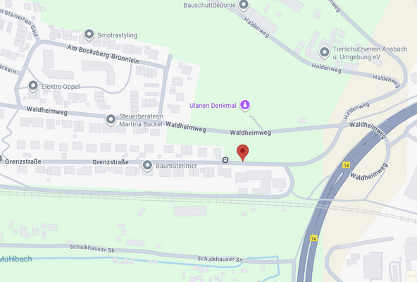 Grenzstraße 4, Google Maps 