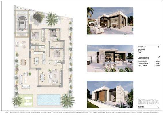 Stylish 3-Bedroom Houses in a Golf Resort in Pilar de la Horadada