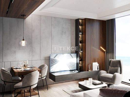 Investment Studio Apartment in GS Leo Project in İstanbul Şişli