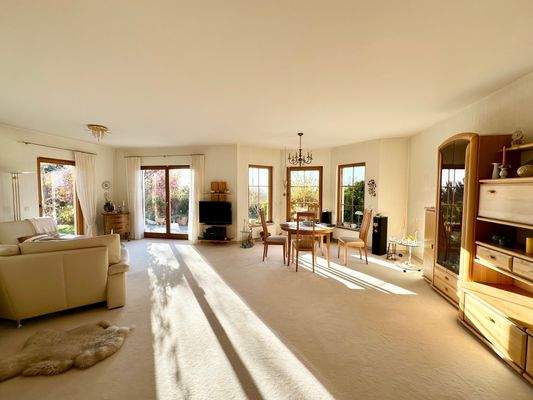 großes und helles Wohnzimmer