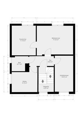 Grundriss Obergeschoss