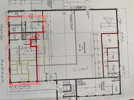Grundriss für 188 m² Zusatzfl.