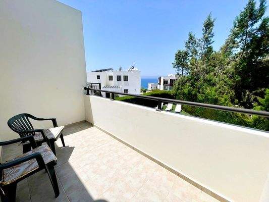 Balkon mit Meerblick