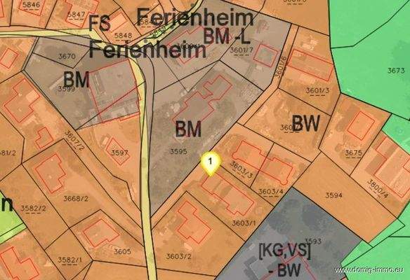 Lageplan / Widmungsplan