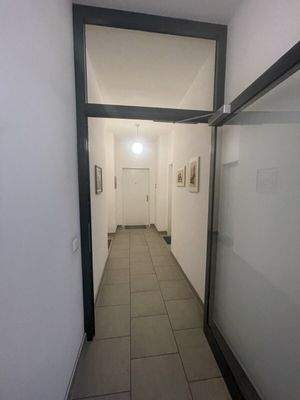 Eingang zu den Wohnungen