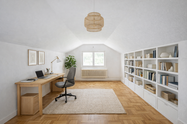 Visualisierung Dachboden