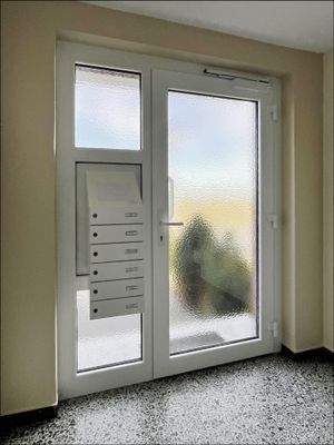 Die Haustür wurde bereits erneuert